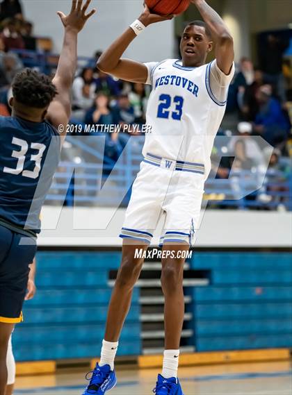Thumbnail 2 in Cape Fear vs. Westover (Cumberland County Holiday Classic - Len Maness Championship) photogallery.