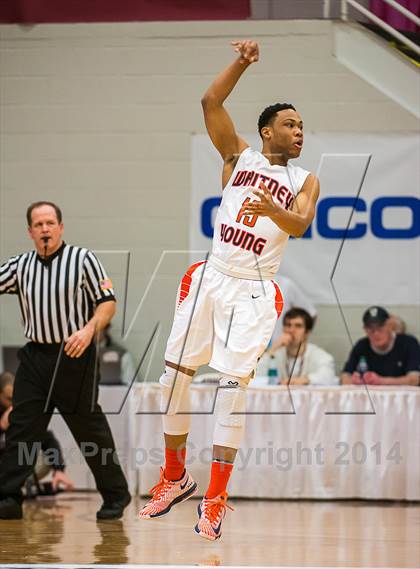 Thumbnail 1 in Whitney Young vs. Oak Hill Academy (Spalding Hoophall Classic) photogallery.