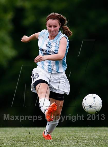 Thumbnail 3 in Notre Dame vs Bayless (MSHSAA Class 1 District 2 Final) photogallery.