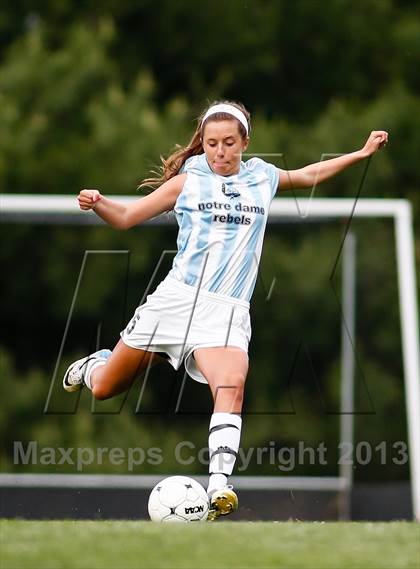 Thumbnail 1 in Notre Dame vs Bayless (MSHSAA Class 1 District 2 Final) photogallery.