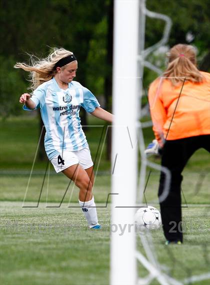 Thumbnail 1 in Notre Dame vs Bayless (MSHSAA Class 1 District 2 Final) photogallery.