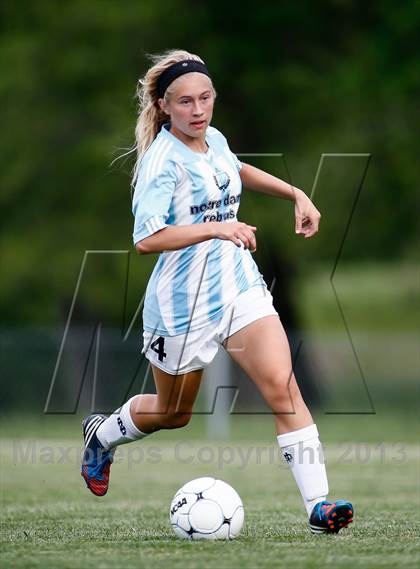 Thumbnail 1 in Notre Dame vs Bayless (MSHSAA Class 1 District 2 Final) photogallery.