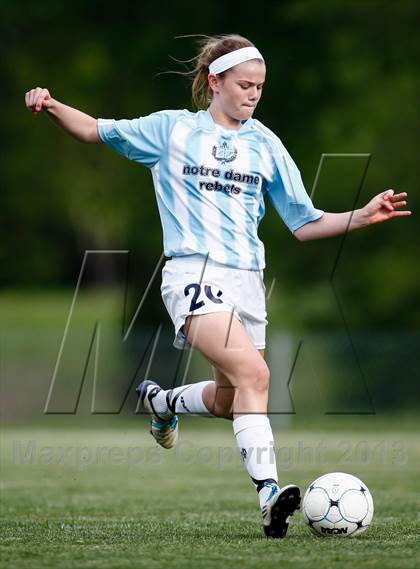 Thumbnail 3 in Notre Dame vs Bayless (MSHSAA Class 1 District 2 Final) photogallery.