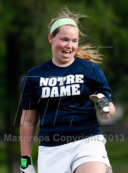 Thumbnail 3 in Notre Dame vs Bayless (MSHSAA Class 1 District 2 Final) photogallery.