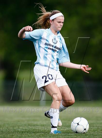 Thumbnail 1 in Notre Dame vs Bayless (MSHSAA Class 1 District 2 Final) photogallery.