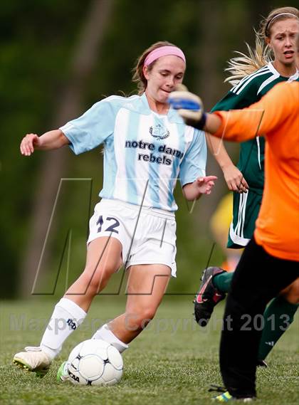 Thumbnail 3 in Notre Dame vs Bayless (MSHSAA Class 1 District 2 Final) photogallery.