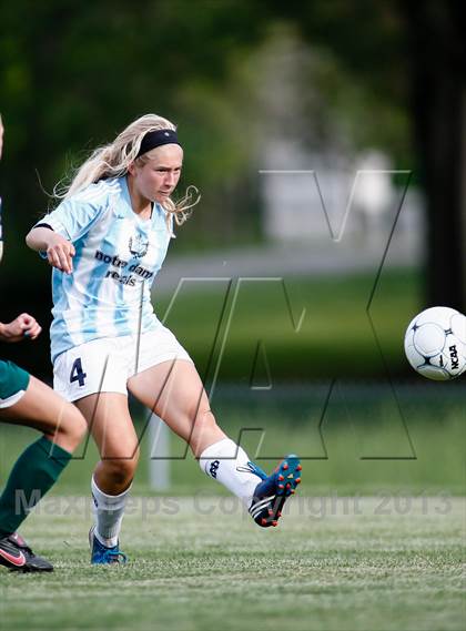 Thumbnail 2 in Notre Dame vs Bayless (MSHSAA Class 1 District 2 Final) photogallery.