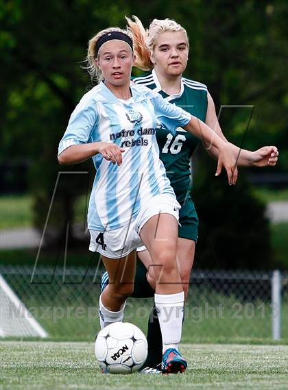 Thumbnail 1 in Notre Dame vs Bayless (MSHSAA Class 1 District 2 Final) photogallery.
