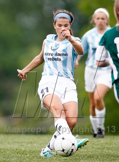 Thumbnail 2 in Notre Dame vs Bayless (MSHSAA Class 1 District 2 Final) photogallery.