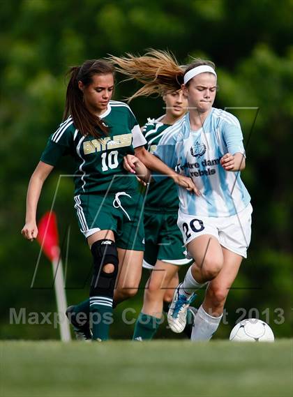 Thumbnail 3 in Notre Dame vs Bayless (MSHSAA Class 1 District 2 Final) photogallery.