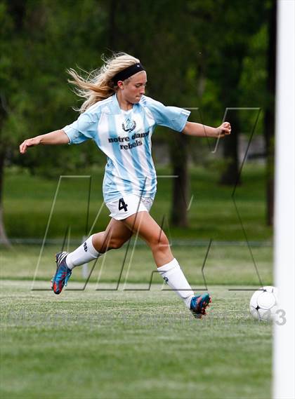 Thumbnail 3 in Notre Dame vs Bayless (MSHSAA Class 1 District 2 Final) photogallery.