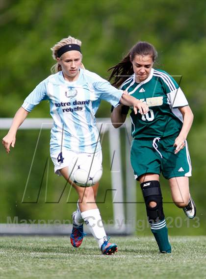 Thumbnail 1 in Notre Dame vs Bayless (MSHSAA Class 1 District 2 Final) photogallery.