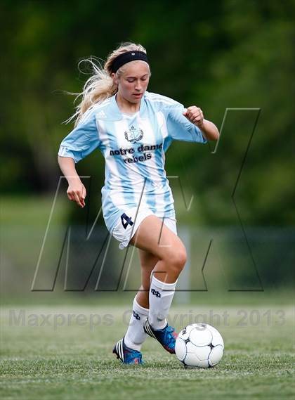 Thumbnail 3 in Notre Dame vs Bayless (MSHSAA Class 1 District 2 Final) photogallery.