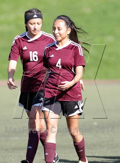 Thumbnail 1 in Bishop Conaty-Loretto vs. St. Genevieve (CIF SS Playoffs) photogallery.