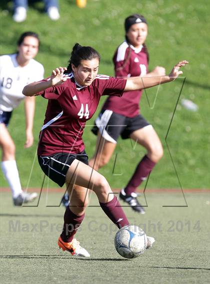 Thumbnail 2 in Bishop Conaty-Loretto vs. St. Genevieve (CIF SS Playoffs) photogallery.