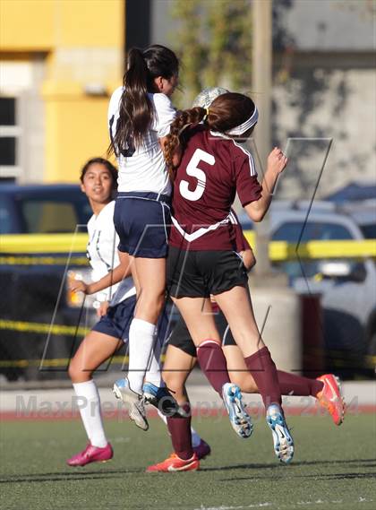 Thumbnail 1 in Bishop Conaty-Loretto vs. St. Genevieve (CIF SS Playoffs) photogallery.
