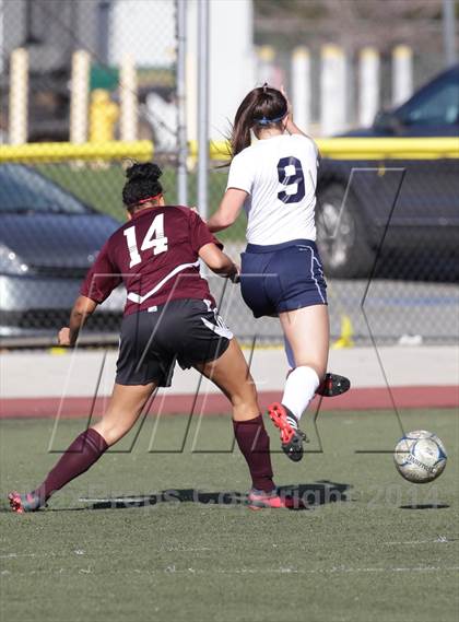 Thumbnail 2 in Bishop Conaty-Loretto vs. St. Genevieve (CIF SS Playoffs) photogallery.
