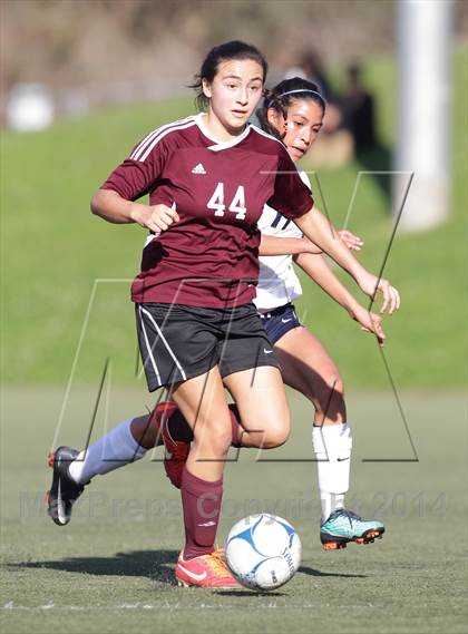 Thumbnail 2 in Bishop Conaty-Loretto vs. St. Genevieve (CIF SS Playoffs) photogallery.