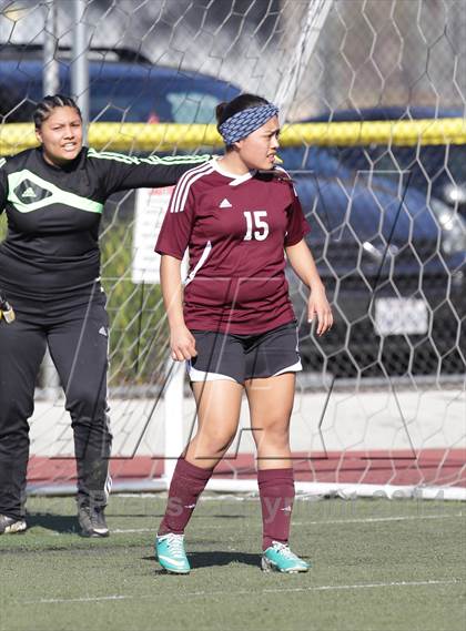 Thumbnail 2 in Bishop Conaty-Loretto vs. St. Genevieve (CIF SS Playoffs) photogallery.