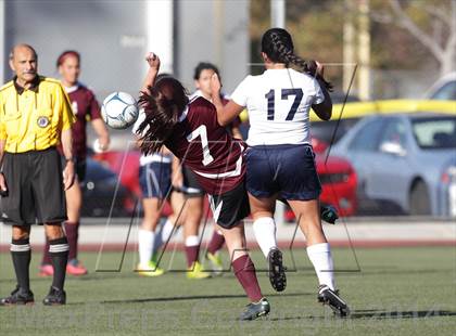 Thumbnail 3 in Bishop Conaty-Loretto vs. St. Genevieve (CIF SS Playoffs) photogallery.