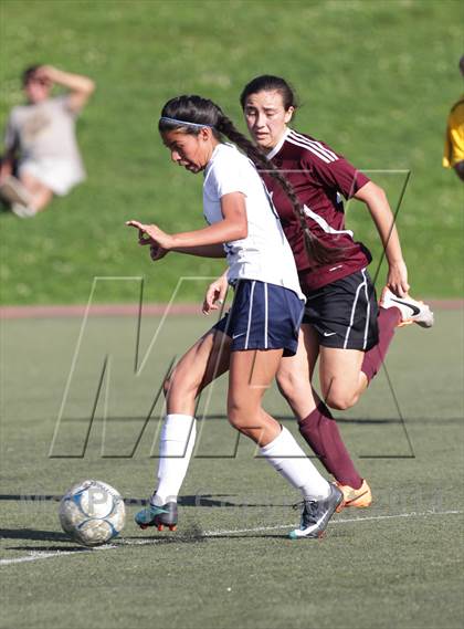 Thumbnail 3 in Bishop Conaty-Loretto vs. St. Genevieve (CIF SS Playoffs) photogallery.