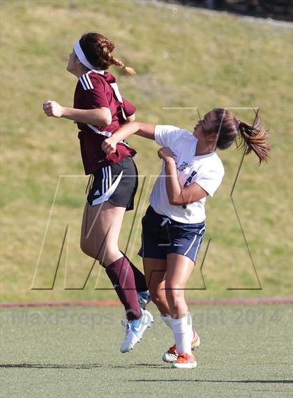 Thumbnail 2 in Bishop Conaty-Loretto vs. St. Genevieve (CIF SS Playoffs) photogallery.