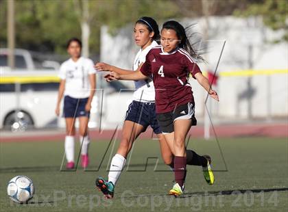 Thumbnail 2 in Bishop Conaty-Loretto vs. St. Genevieve (CIF SS Playoffs) photogallery.