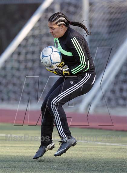 Thumbnail 2 in Bishop Conaty-Loretto vs. St. Genevieve (CIF SS Playoffs) photogallery.