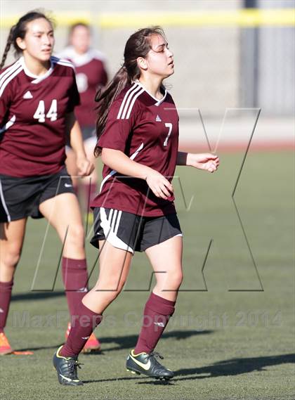 Thumbnail 3 in Bishop Conaty-Loretto vs. St. Genevieve (CIF SS Playoffs) photogallery.