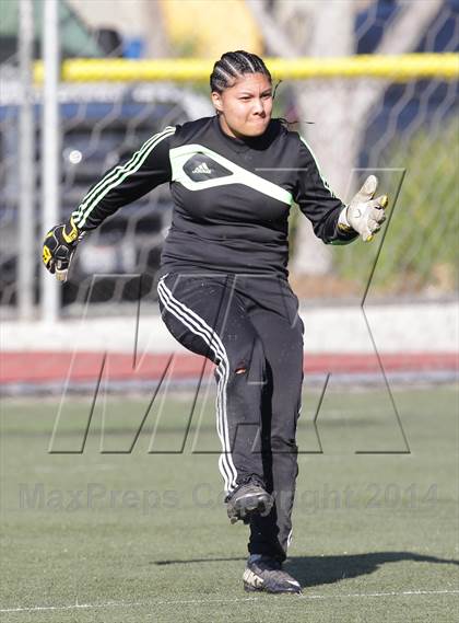 Thumbnail 2 in Bishop Conaty-Loretto vs. St. Genevieve (CIF SS Playoffs) photogallery.