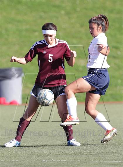 Thumbnail 3 in Bishop Conaty-Loretto vs. St. Genevieve (CIF SS Playoffs) photogallery.