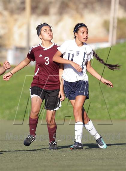 Thumbnail 2 in Bishop Conaty-Loretto vs. St. Genevieve (CIF SS Playoffs) photogallery.