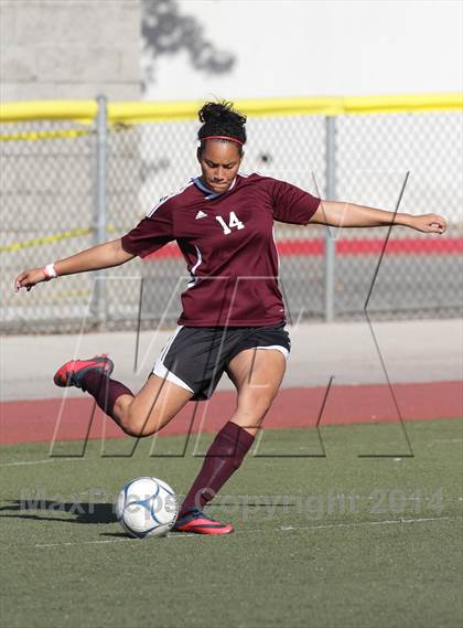 Thumbnail 3 in Bishop Conaty-Loretto vs. St. Genevieve (CIF SS Playoffs) photogallery.
