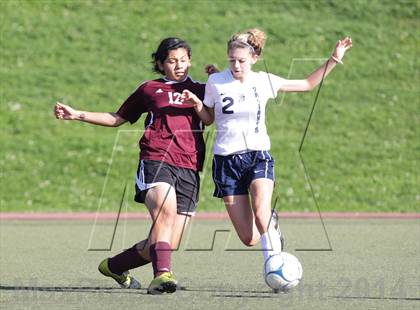 Thumbnail 3 in Bishop Conaty-Loretto vs. St. Genevieve (CIF SS Playoffs) photogallery.