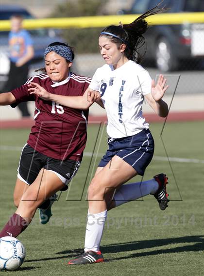 Thumbnail 2 in Bishop Conaty-Loretto vs. St. Genevieve (CIF SS Playoffs) photogallery.
