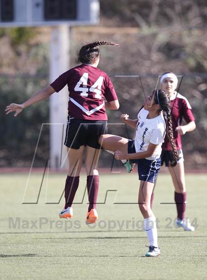 Thumbnail 1 in Bishop Conaty-Loretto vs. St. Genevieve (CIF SS Playoffs) photogallery.