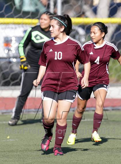 Thumbnail 1 in Bishop Conaty-Loretto vs. St. Genevieve (CIF SS Playoffs) photogallery.