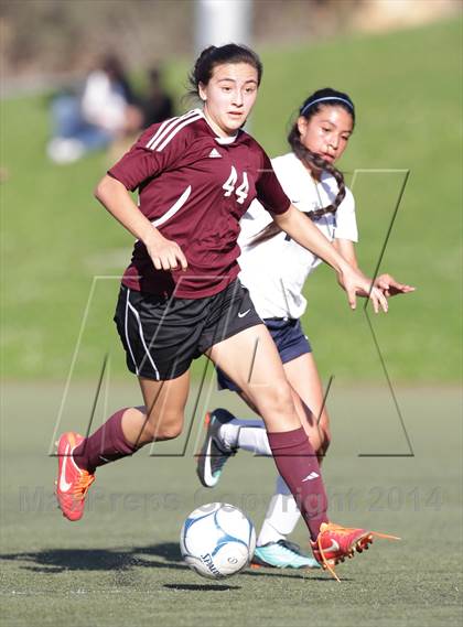 Thumbnail 3 in Bishop Conaty-Loretto vs. St. Genevieve (CIF SS Playoffs) photogallery.