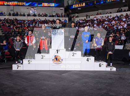 Thumbnail 2 in CIF State Boys Wrestling Championships (Awards) photogallery.