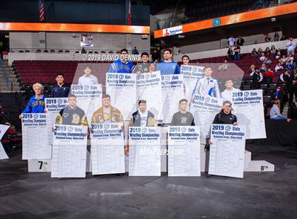 Thumbnail 3 in CIF State Boys Wrestling Championships (Awards) photogallery.