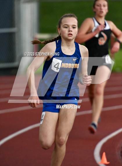 Thumbnail 2 in IHSA 3A Sectional Meet photogallery.