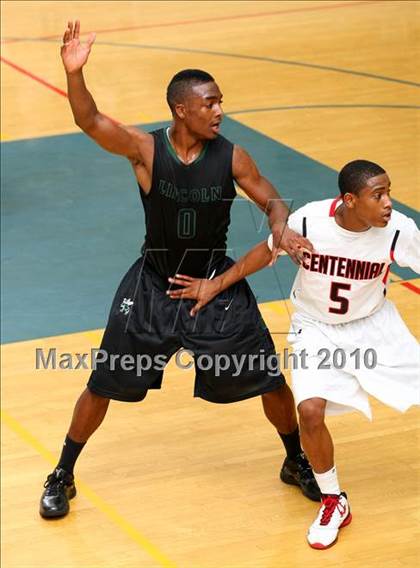 Thumbnail 2 in Lincoln SD vs. Centennial-Corona (The Tournament) photogallery.