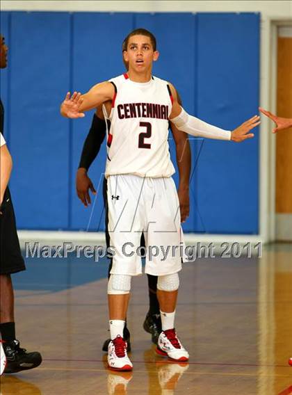 Thumbnail 2 in Lincoln SD vs. Centennial-Corona (The Tournament) photogallery.