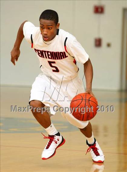 Thumbnail 3 in Lincoln SD vs. Centennial-Corona (The Tournament) photogallery.