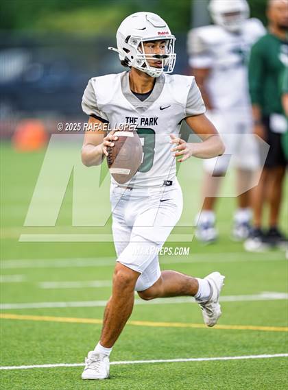 Thumbnail 1 in Kingwood Park vs. Galena Park (Scrimmage) photogallery.