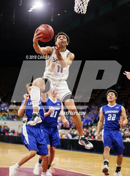 Thumbnail 2 in Longmont vs. Pueblo South (CHSAA 4A Final Four) photogallery.