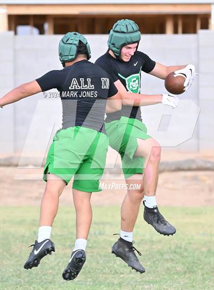 Thumbnail 1 in Willow Canyon vs. St. Mary's (Canyon View 7on7 Tournament) photogallery.
