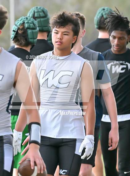Thumbnail 2 in Willow Canyon vs. St. Mary's (Canyon View 7on7 Tournament) photogallery.