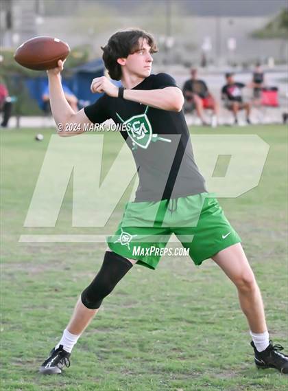 Thumbnail 3 in Willow Canyon vs. St. Mary's (Canyon View 7on7 Tournament) photogallery.
