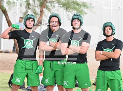 Thumbnail 1 in Willow Canyon vs. St. Mary's (Canyon View 7on7 Tournament) photogallery.
